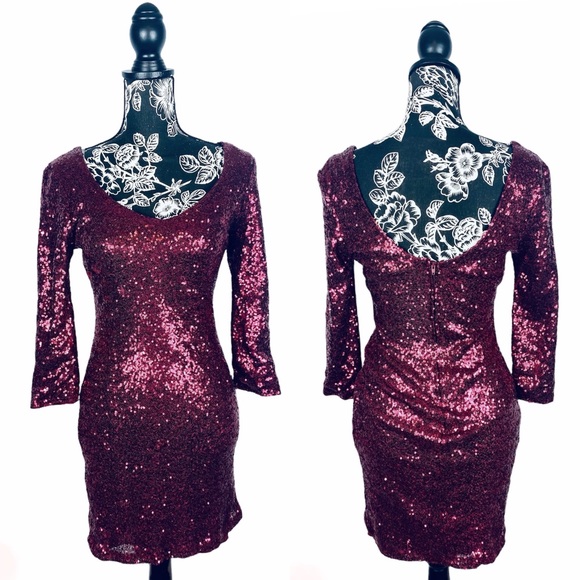 Crystal Doll Dresses & Skirts - 5 for $25 Crystal Doll rose sequin cocktail dress
